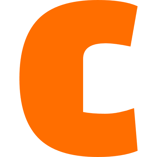 Letter C Lowercase Orange Transparent Icon in SVG, PNG formats