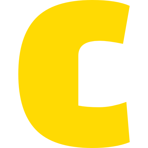 Letter C Lowercase Yellow Transparent Icon in SVG, PNG formats