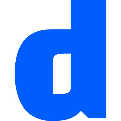 Letter D Lowercase Blue Transparent Icon in SVG, PNG formats
