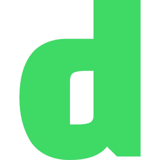 Letter D Lowercase Light Green Transparent Icon in SVG, PNG formats