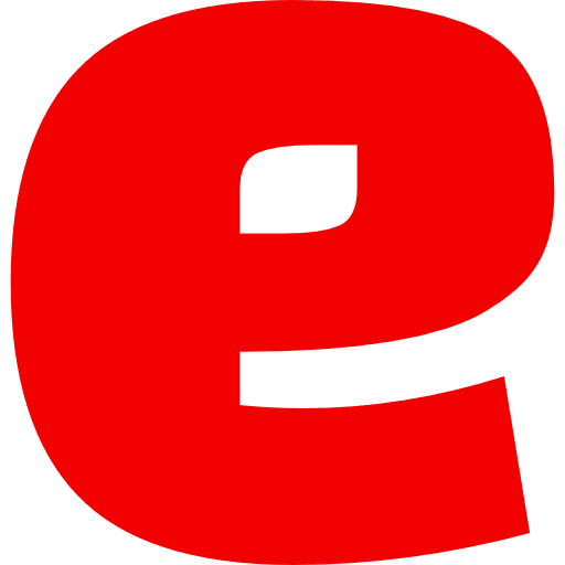 Letter E Lowercase Red Transparent Icon in SVG, PNG formats