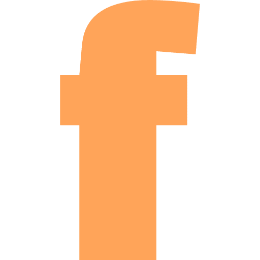 Letter F Lowercase Light Orange Transparent Icon in SVG, PNG formats