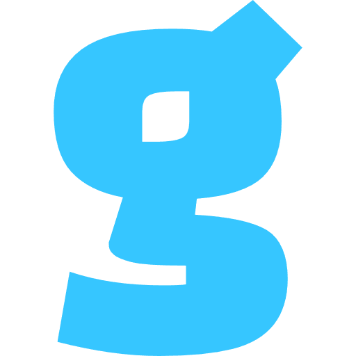 Letter G Lowercase Light Blue Transparent Icon in SVG, PNG formats