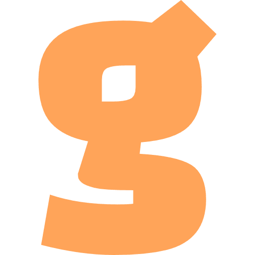 Letter G Lowercase Light Orange Transparent Icon in SVG, PNG formats