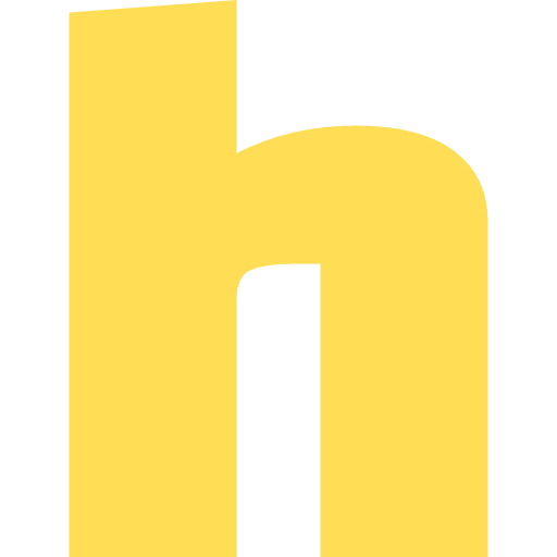 Letter H Lowercase Light Yellow Transparent Icon in SVG, PNG formats