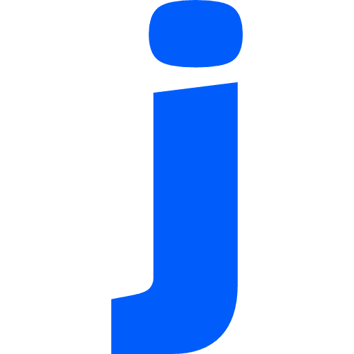 Letter J Lowercase Blue Transparent Icon in SVG, PNG formats