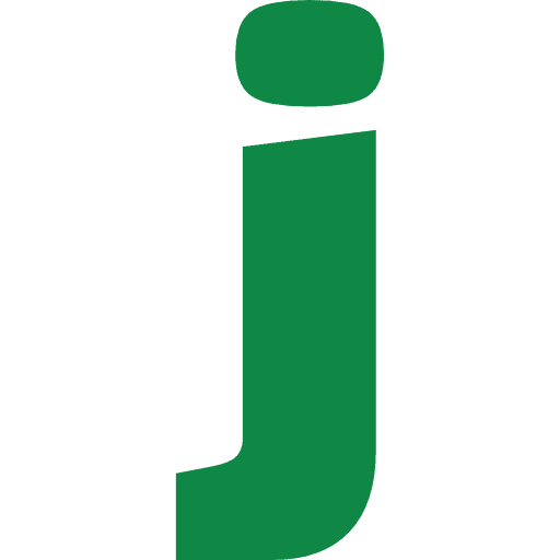 Letter J Lowercase Green Transparent Icon in SVG, PNG formats