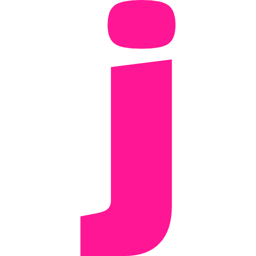 Letter J Lowercase Pink Transparent Icon in SVG, PNG formats