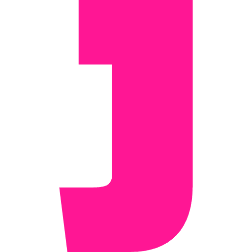 Letter J Pink Transparent Icon in SVG, PNG formats