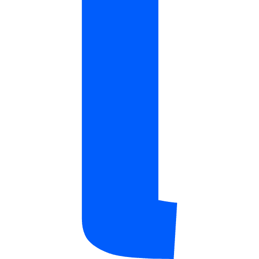 Letter L Lowercase Blue Transparent Icon in SVG, PNG formats