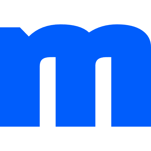 Letter M Lowercase Blue Transparent Icon in SVG, PNG formats