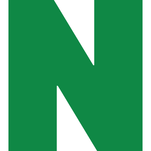 Letter N Green Transparent Icon in SVG, PNG formats