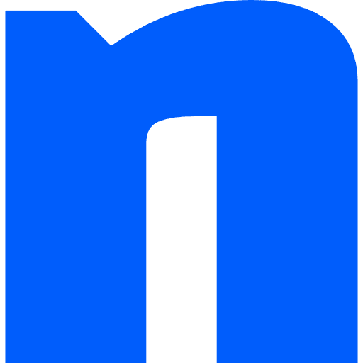 Letter N Lowercase Blue Transparent Icon in SVG, PNG formats