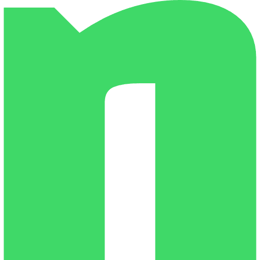 Letter N Lowercase Light Green Transparent Icon in SVG, PNG formats