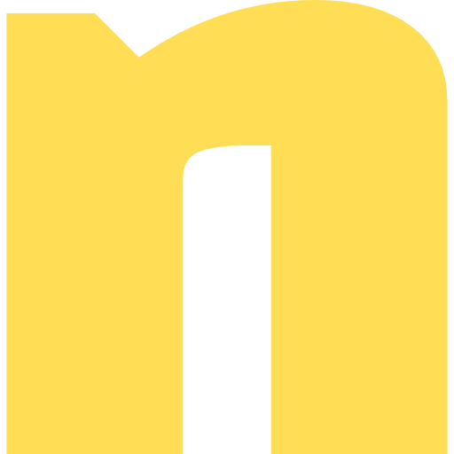 Letter N Lowercase Light Yellow Transparent Icon in SVG, PNG formats