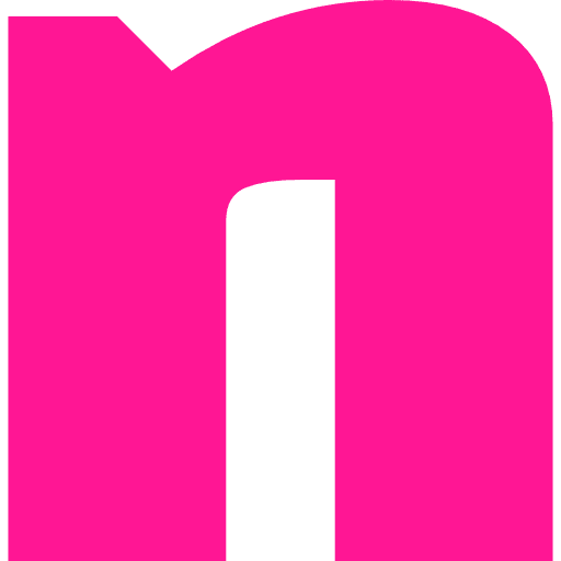 Letter N Lowercase Pink Transparent Icon in SVG, PNG formats
