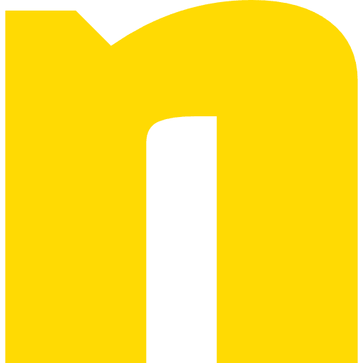 Letter N Lowercase Yellow Transparent Icon in SVG, PNG formats