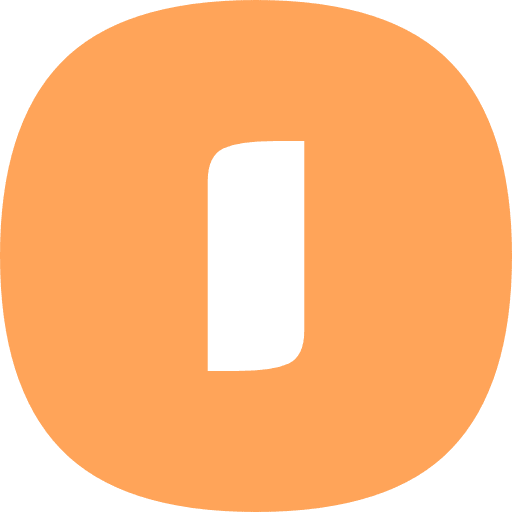 Letter O Lowercase Light Orange Transparent Icon in SVG, PNG formats