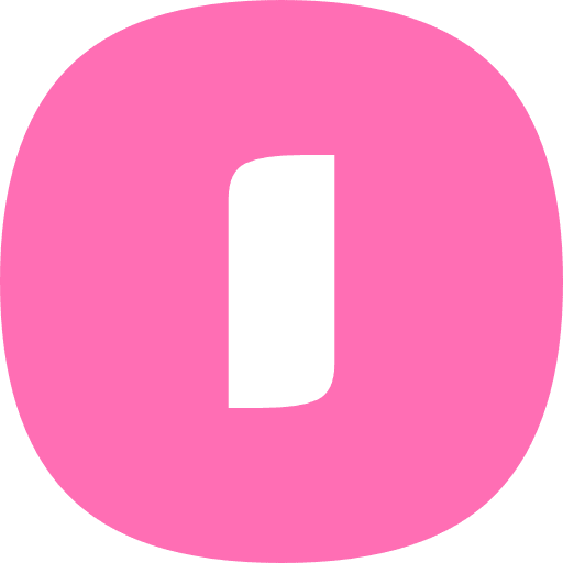 Letter O Lowercase Light Pink Transparent Icon in SVG, PNG formats