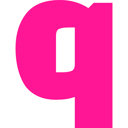 Letter Q Lowercase Pink Transparent Icon in SVG, PNG formats