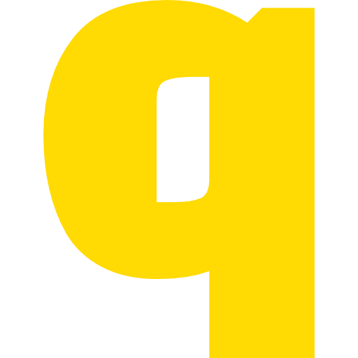 Letter Q Lowercase Yellow Transparent Icon in SVG, PNG formats