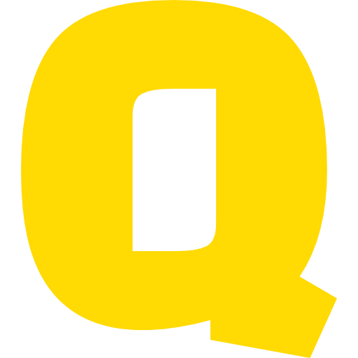 Letter Q Yellow Transparent Icon in SVG, PNG formats