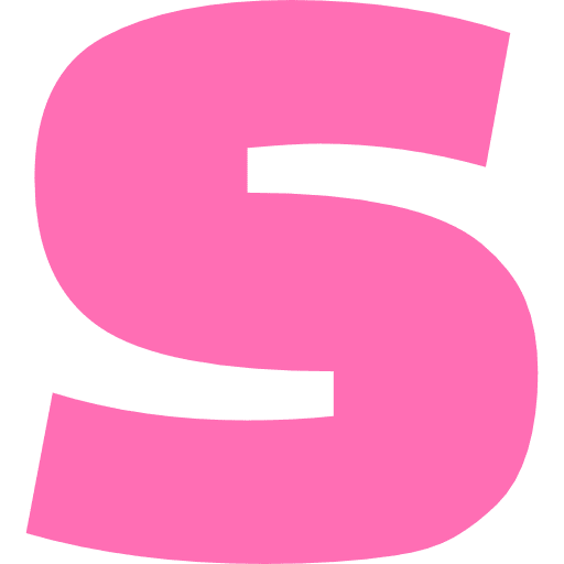 Letter S Lowercase Light Pink Transparent Icon in SVG, PNG formats