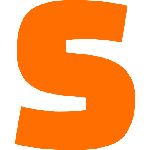 Letter S Orange Transparent Icon in SVG, PNG formats