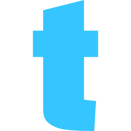 Letter T Lowercase Light Blue Transparent Icon in SVG, PNG formats
