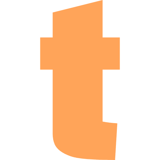 Letter T Lowercase Light Orange Transparent Icon in SVG, PNG formats