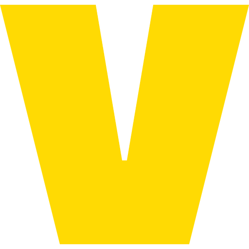 Letter V Lowercase Yellow Transparent Icon in SVG, PNG formats