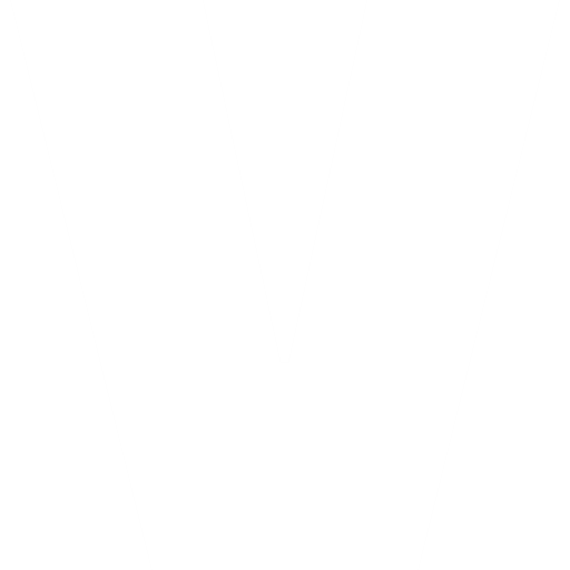 Letter V White Icon in SVG, PNG formats