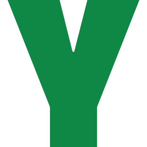 Letter Y Green Transparent Icon in SVG, PNG formats