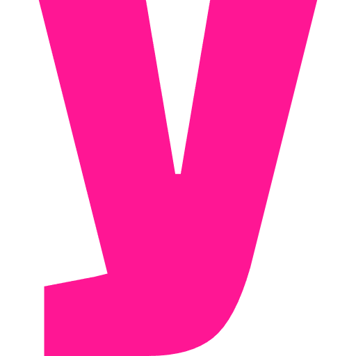Letter Y Lowercase Pink Transparent Icon in SVG, PNG formats
