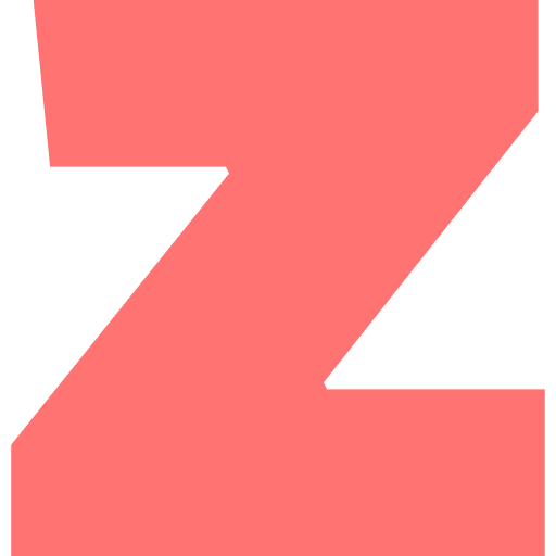 Letter Z Lowercase Light Red Transparent Icon in SVG, PNG formats