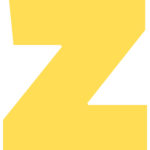 Letter Z Lowercase Light Yellow Transparent Icon in SVG, PNG formats