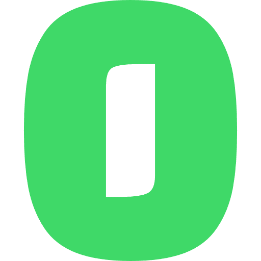 Number 0 Light Green Transparent Icon in SVG, PNG formats