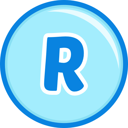 R Alphabet Round Color Icon in SVG, PNG formats