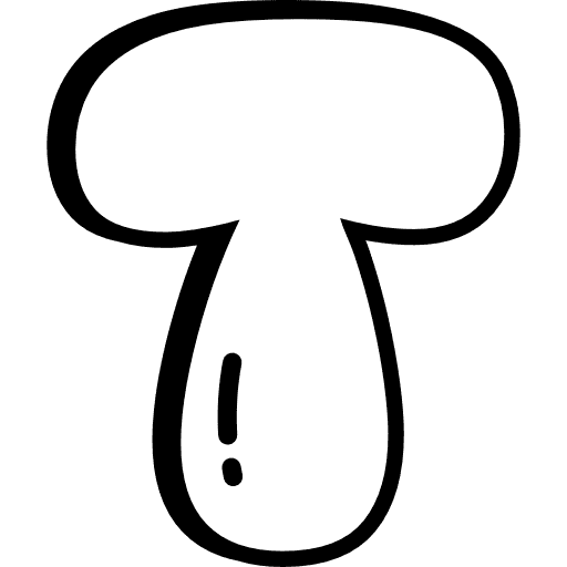 T Bubble Letter Icon in SVG, PNG formats