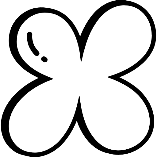 X Bubble Letter Icon in SVG, PNG formats