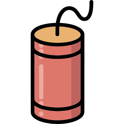Firecracker Bomb Icon in SVG, PNG formats