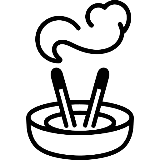 Incense Stick Outline Icon in SVG, PNG formats