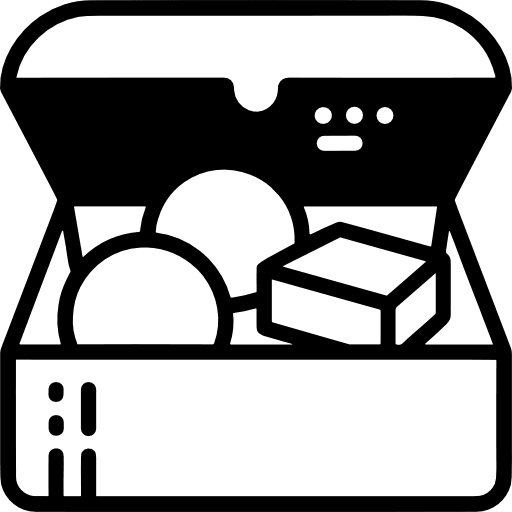 Sweet Box Outline Icon in SVG, PNG formats