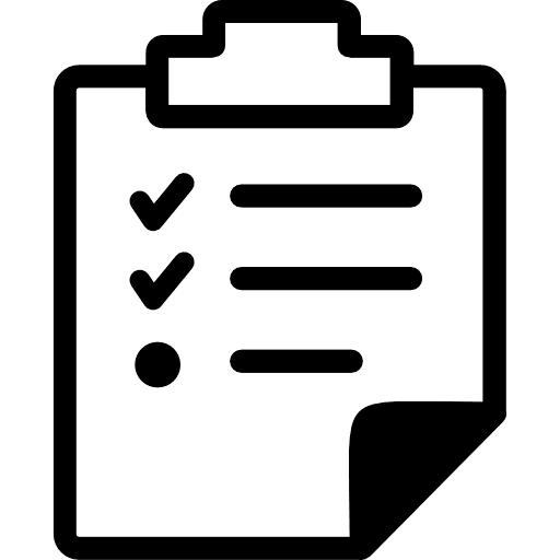 Audit Report Survey Icon in SVG, PNG formats