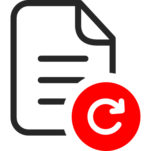 File Reload Color Icon in SVG, PNG formats