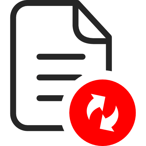 File Sync Color Icon in SVG, PNG formats