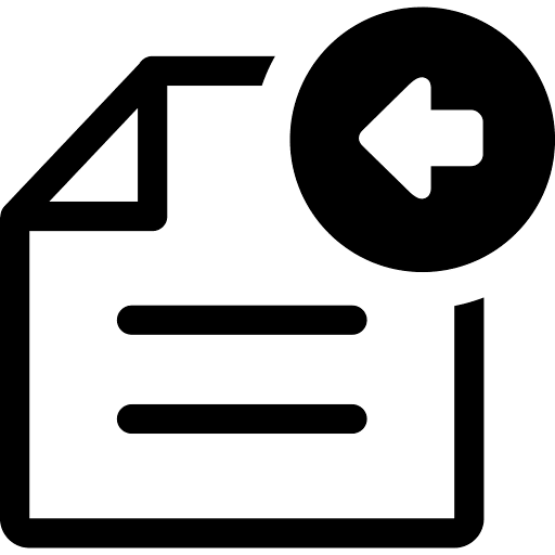 Move Left Note Icon in SVG, PNG formats