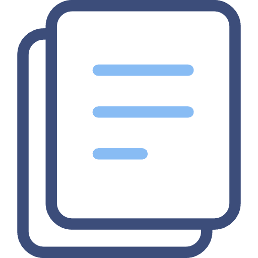 Text Documents Dual Tone Icon in SVG, PNG formats