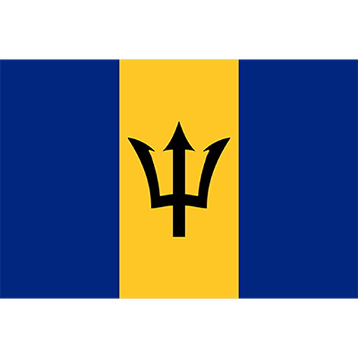 Barbados Flag Icon in SVG, PNG formats