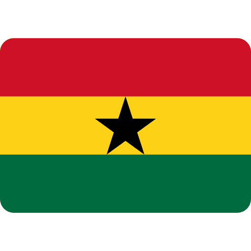 Ghana Flag Icon in SVG, PNG formats